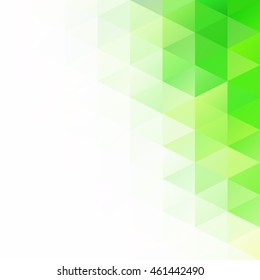 Green Grid Mosaic Background, Creative Design Templates