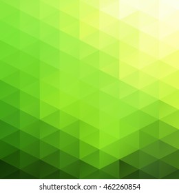 Green Grid Mosaic Background, Creative Design Templates