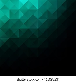 Green Grid Mosaic Background, Creative Design Templates