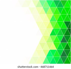 Green Grid Mosaic Background, Creative Design Templates