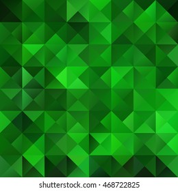 Green Grid Mosaic Background, Creative Design Templates