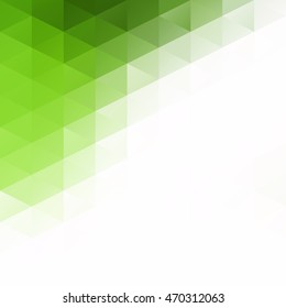 Green Grid Mosaic Background, Creative Design Templates
