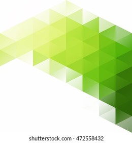 Green Grid Mosaic Background, Creative Design Templates