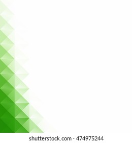 Green Grid Mosaic Background, Creative Design Templates