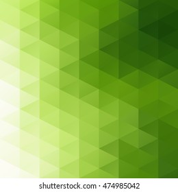 Green Grid Mosaic Background, Creative Design Templates