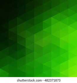 Green Grid Mosaic Background, Creative Design Templates