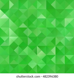 Green Grid Mosaic Background, Creative Design Templates