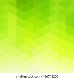 Green Grid Mosaic Background, Creative Design Templates