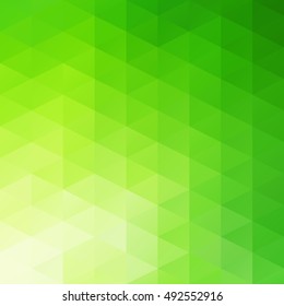 Green Grid Mosaic Background, Creative Design Templates