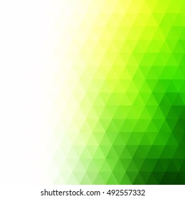 Green Grid Mosaic Background, Creative Design Templates