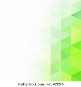 Green Grid Mosaic Background, Creative Design Templates