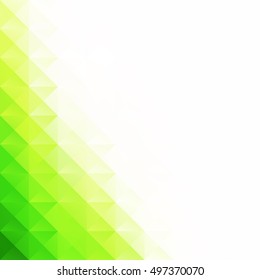 Green Grid Mosaic Background, Creative Design Templates
