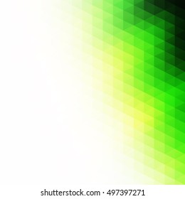 Green Grid Mosaic Background, Creative Design Templates