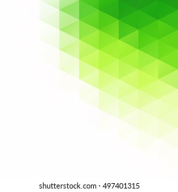 Green Grid Mosaic Background, Creative Design Templates