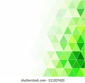 Green Grid Mosaic Background, Creative Design Templates