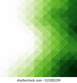 Green Grid Mosaic Background, Creative Design Templates