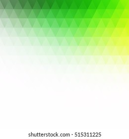 Green Grid Mosaic Background, Creative Design Templates