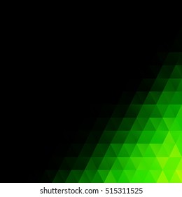Green Grid Mosaic Background, Creative Design Templates
