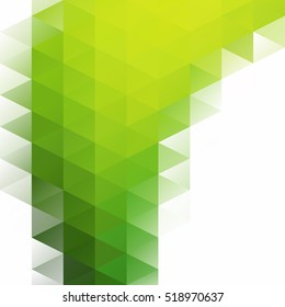 Green Grid Mosaic Background, Creative Design Templates