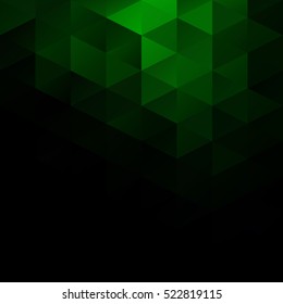 Green Grid Mosaic Background, Creative Design Templates