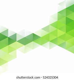 Green Grid Mosaic Background, Creative Design Templates