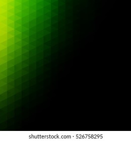 Green Grid Mosaic Background, Creative Design Templates