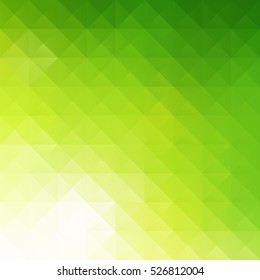 Green Grid Mosaic Background, Creative Design Templates