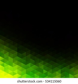 Green Grid Mosaic Background, Creative Design Templates