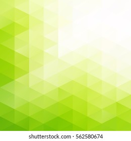 Green Grid Mosaic Background, Creative Design Templates