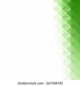Green Grid Mosaic Background, Creative Design Templates