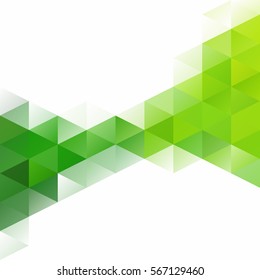 Green Grid Mosaic Background, Creative Design Templates