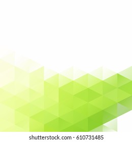 Green Grid Mosaic Background, Creative Design Templates