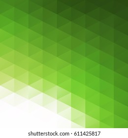Green Grid Mosaic Background, Creative Design Templates