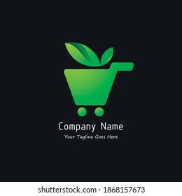 Green Grocery Store Logo Template Stock Vector (Royalty Free