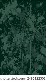 Grüner Grunge-Hintergrund. Die Textur von Flecken, Flecken, Farbstreifen