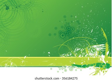 Green Grunge Background for use in graphic works & posters