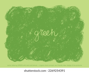 Textura de carbón verde de grano para placa ecológica, fondo de etiqueta de alimento orgánico, suplemento dietético, diseño de suplementos biológicamente activos. texturas de carbón vegetal vectorial para el embalaje de aditivos biológicamente activos