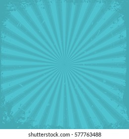 Green grunge rays background