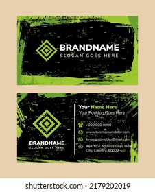 Green grunge splash invitation cards with Luxury gold and emerald marble texture background. Abstract deep green style business card vector design template