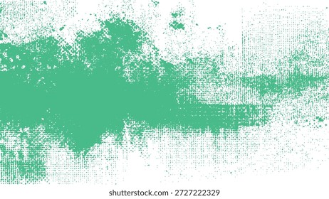Textura verde del grunge con el elemento abstracto del diseño del fondo blanco