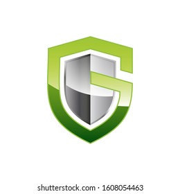 Green Guardian steel logo design template for your business