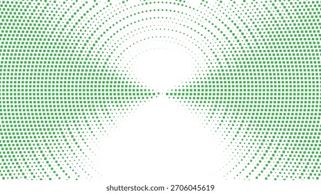 Vector de arco de semitono verde para marca ecológica, pósters de Naturaleza, fondos limpios de interfaz de usuario, diseños modernos, Plantillas de diseño Abstractas fresco