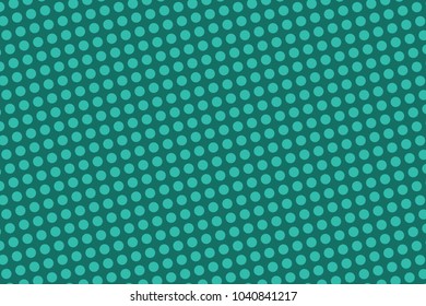 Green halftone background. Digital gradient. Dotted pattern with circles, dots, point large scale. Design element for web banners, posters, cards, wallpapers, sites, panels. Vector illustration