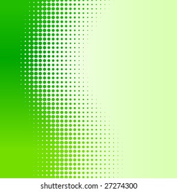 Green half-tone background. Vector illustration.