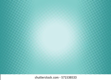 Green Halftone Comic Background