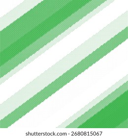 Green halftone diagonal stripe gradient retro abstract modern texture background for posters flyers comics packaging and digital use