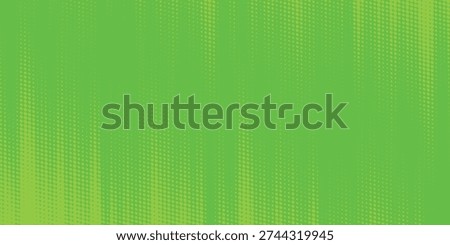 Green halftone dot pattern gradient texture with technology digital background. Dots pop art comic with nature graphic design Modern vector