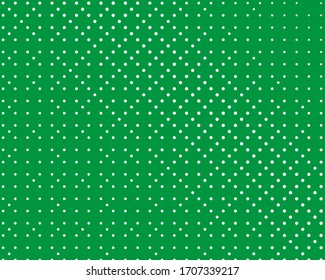 Green Halftone dotted background. Pop art style. Pattern with small circles, dots, design element for web banners, posters, cards, wallpapers, backdrops, sites. Vector illustration