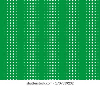El semitono verde tiene un fondo salpicado. Estilo pop artístico.Patrón con pequeños círculos, puntos, elemento de diseño para banners web, carteles, tarjetas, fondos de pantalla, sitios web. Ilustración del vector