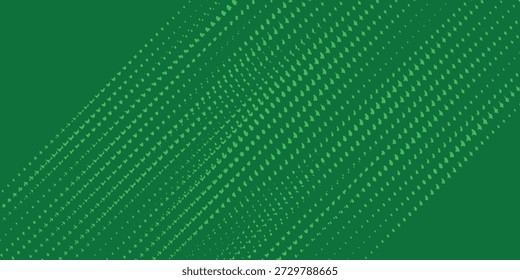 green halftone on background. Vector dotted sparkles or halftone shine pattern texture Pop Art Style Background.	